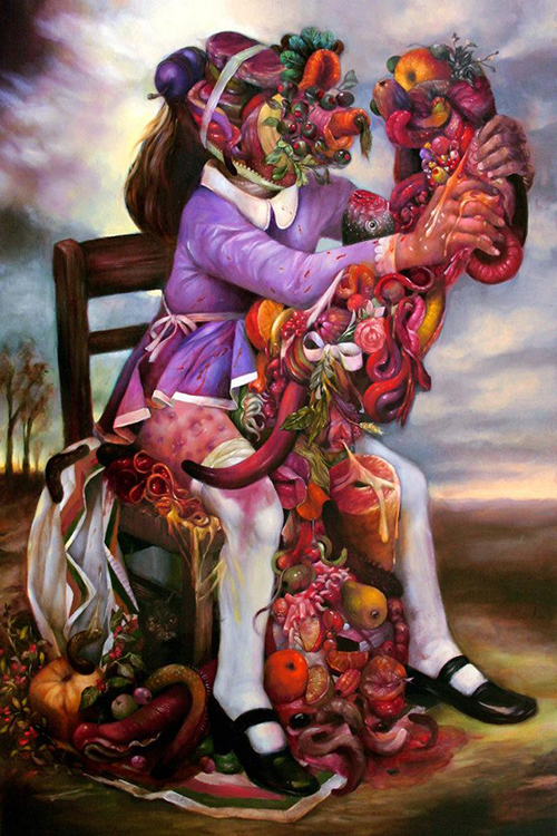 Autumn Pinata oil on panel 36 24 2009